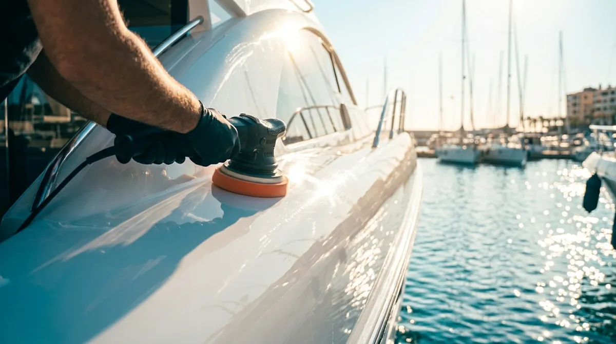 Gelcoat-Politur Segelboot – Mo-Det Berlin
